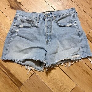Distressed Denim Women's Shorts